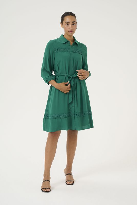 Jurk Regular fit green