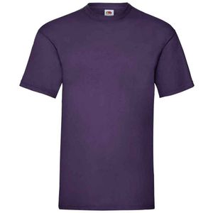 Fruit of the Loom Heren Valueweight T-Shirt (Paars)