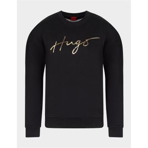 Hugo Boss Signature Logo Sweatshirt voor dames in zwart