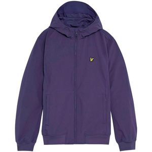 Lyle & Scott Heren gevoerde Mesh rug softshell jas (Paars)