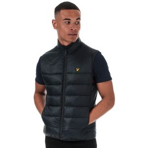 Heren Lyle And Scott gewatteerd gilet in marine