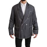 Dolce & Gabbana - Jassen - Blauw - 100% Zijde - Regular Fit