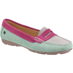 Hush Puppies Dames/dames Margot Suède Instappers (Groen/Roze/Grijs) - Maat 38