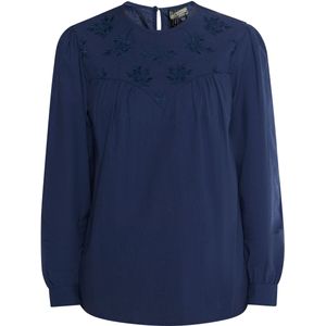 DreiMaster - Bloes - Marine - Lange Mouwen - Lichtgewicht Katoen
