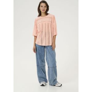 KAFFE - Randy - Damesblouse - Licht - Lange Mouwen