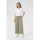 Casual Broek - Oil Green - Loose Fit - Cropped Lengte