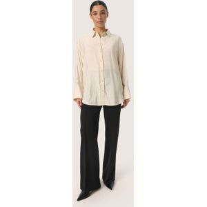 Soaked in Luxury - Leodora - Damesblouse - Lange Mouwen - Tin