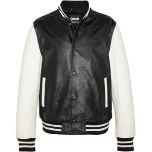 Schott NYC Tussenjas  zwart / wit