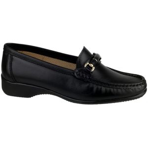 Cotswold Barrington Dames Loafer Slip On Schoenen (Zwart) - Maat 42