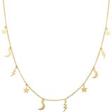 Luxenter - Diaxi - Ketting - 18K Gouden Afwerking