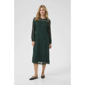 Cream - Jurk 'Kit' - Effen - 3/4 Lengte - Lange Mouw