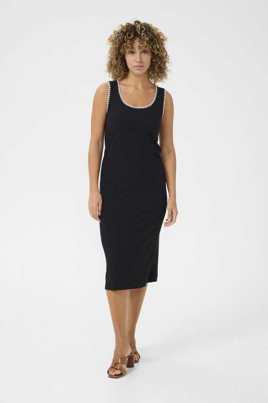 Cream - Zomerjurk - Zwart / Wit - CRRibba