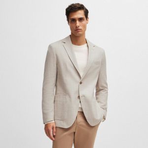 Heren Boss C-Jaye regular-fit jas in beige