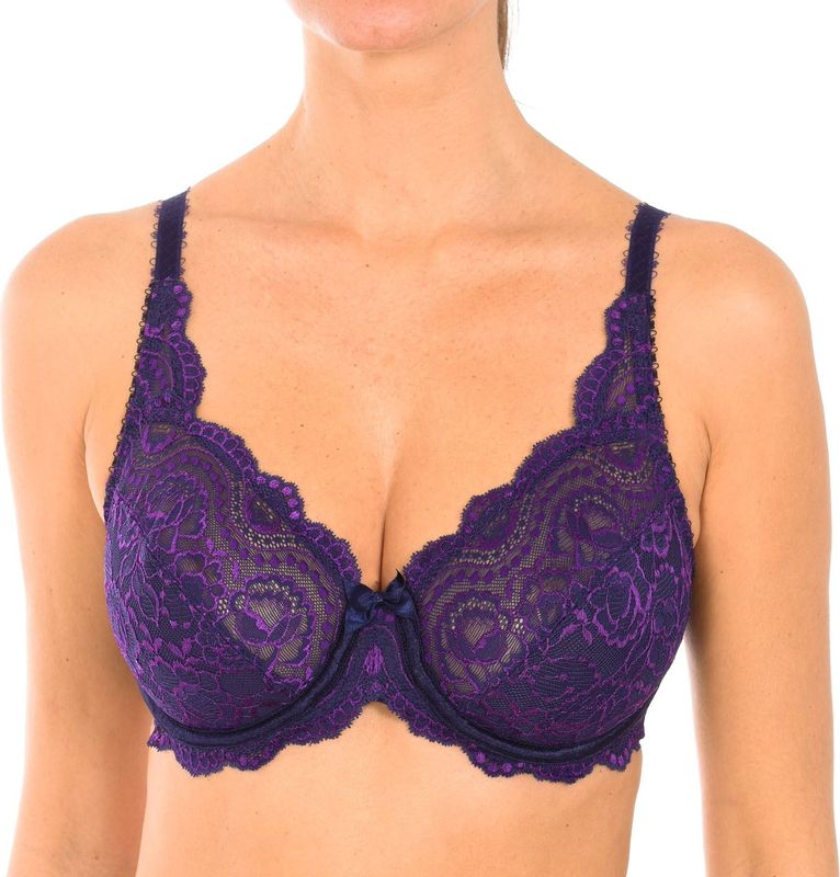 Damesbeugelbeha 05832 zonder vulling van kant voor natuurlijke ondersteuning van de buste