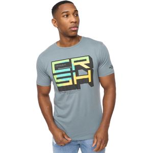 Crosshatch Heren Boxvibe T-Shirt (Blauw)