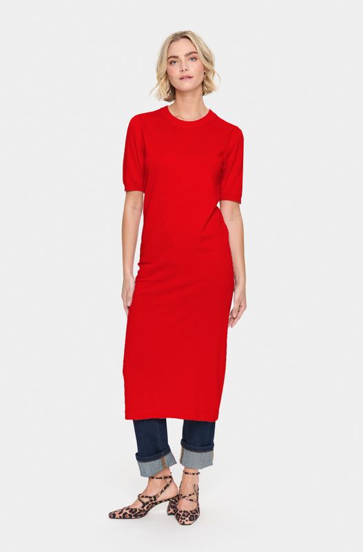 Jurk Regular fit Flame Scarlet red