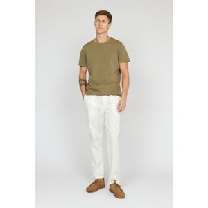 Casual Broek - MAbarton - Regular Fit - Wit
