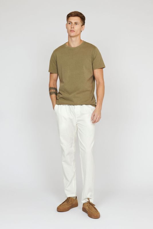 Casual Broek - MAbarton - Regular Fit - Wit