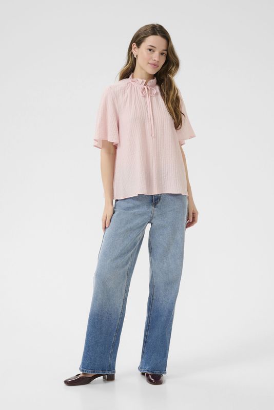 Kaffe - Blouse 'Lianna' - Pastelroze - Wijde Blouse