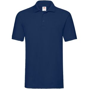 Fruit of the Loom Heren Premium Piqué Poloshirt (Marine)