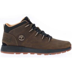 Men's Timberland Sprint Trekker Mid Lace Hiking Trainers in olive