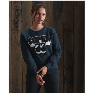 Superdry Limited Edition Shadow Sweatshirt Met Chenille En Ronde Hals - Dames - Maat 36