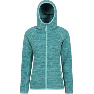 Mountain Warehouse Dames/Dames Lleyn II Melange Full Zip Hoodie (Teal)