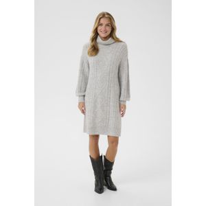 Jurk - Grey - CRPumpkin - Regular Fit - Gebreide Jurk met Losse Pasvorm