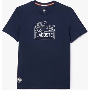 Lacoste - Sport Roland-Garros Edition - Tennis T-shirt - Blauw - Ultra Dry