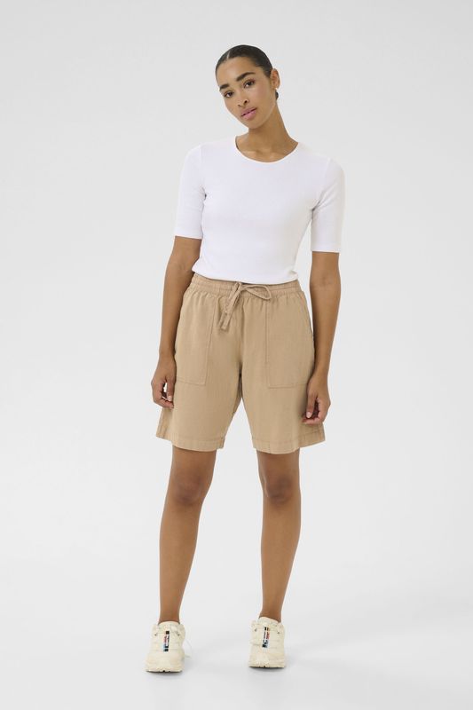 Short Casual fit sand