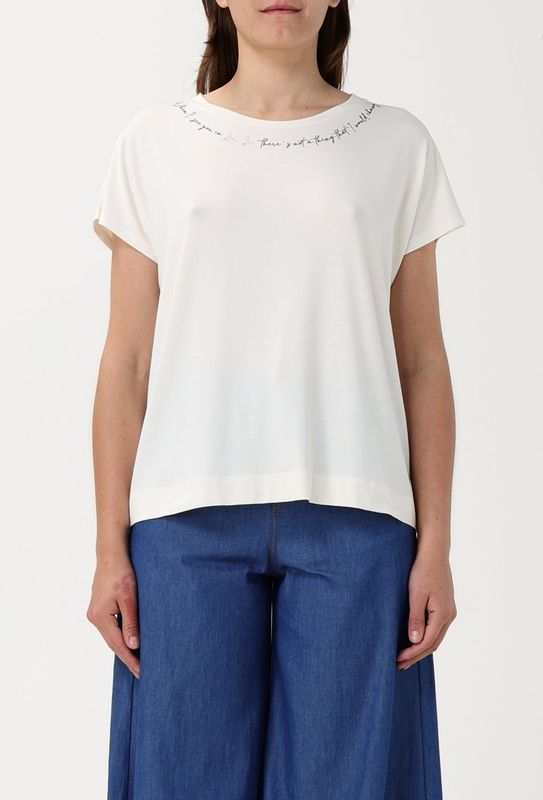 Geborduurde Halslijn Korte Mouw Top