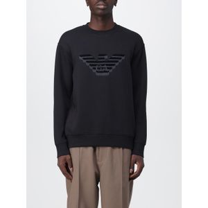 EA - Logo Crewneck Sweatshirt - Zwart - Sweater