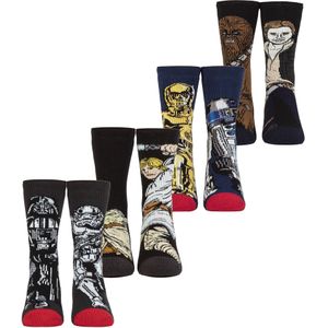 Heat Holders Lite 4 paar warme Star Wars-sokken voor kinderen - Star Wars