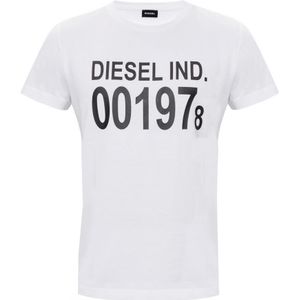 Diesel T-Diego 001978 T-shirt voor heren in wit