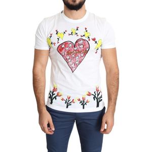 Katoenen T-shirt Met Sint-valentijnsprint