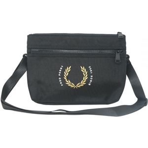 Fred Perry Laurel Wreath Black Satchel