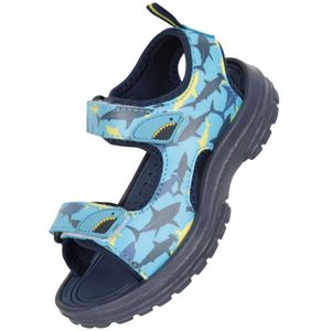 Mountain Warehouse Sandaaltjes met zandhaai voor kinderen (Lichtblauw)