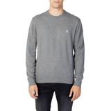 Crew Neck Sweater - Grijs - Classic Fit - Katoen
