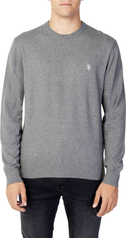 Crew Neck Sweater - Grijs - Classic Fit - Katoen
