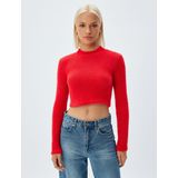 Koton - Trui - Rood - Slanke Pasvorm - Lange Mouw