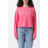 Crop Sweatshirt Roze Kristal Logo