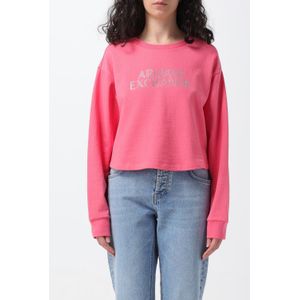 Crop Sweatshirt Roze Kristal Logo