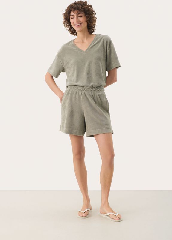 Part Two - Rosemayapw - Korte Broek - Vetiver - Groen - Elastische Tailleband