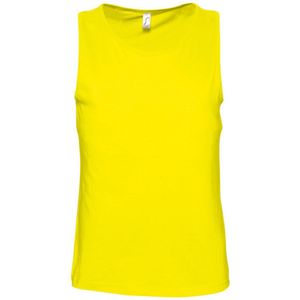 SOLS - Justin - Mouwloze Tanktop - Citroen