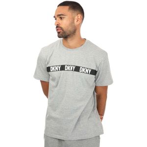 DKNY - Jaguar - Lounge-T-shirt - Gemêleerd Grijs