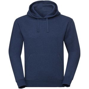 Russell Unisex Authentieke Melange Hooded Sweatshirt (Ocean Melange)