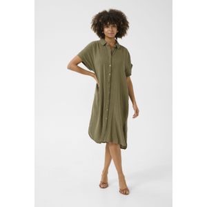 Jurk Oversize fit Dusky Green