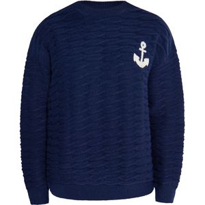 Dreimaster - Gebreide Trui - Marine - Dames