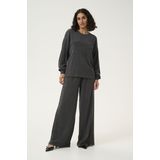 Kaffe - Blouse 'KA Olga' - Donkergrijs - Blouseshirt