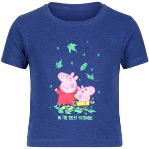 Regatta Kinder/Kids Peppa Pig T-shirt Met Korte Mouwen En Opdruk (Koningsblauw) - Maat 2-3J / 92-98cm